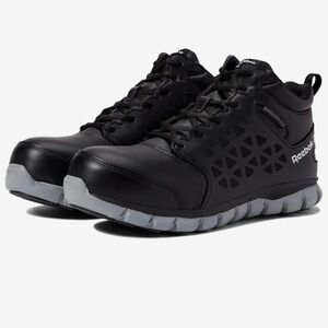 REEBOK Sublite Cushion‎ Work SHOES - RB4144 COMP TOE Womens 7.5 W BLACK NEW